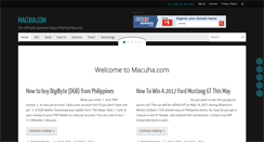 Desktop Screenshot of macuha.com